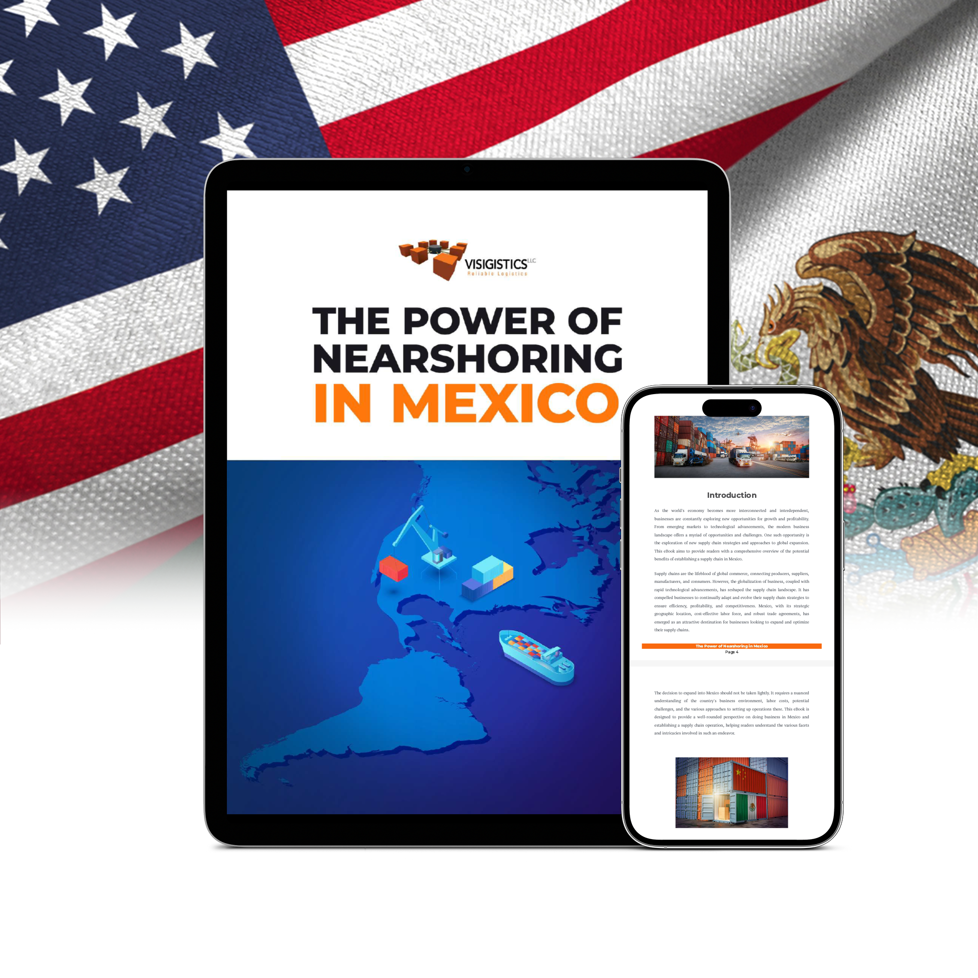The Power of Nearshoring - Ebook Mockup Ipad Phone-1